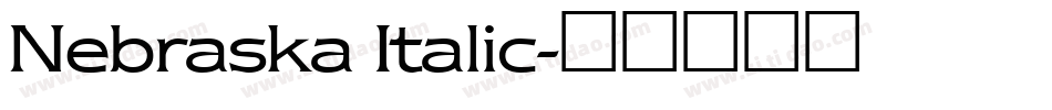Nebraska Italic字体转换